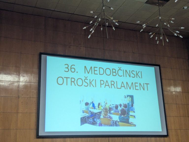 36. medobčinski otroški parlament