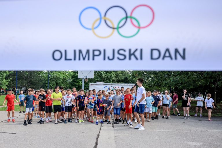 Otroci na olimpijskem dnevu