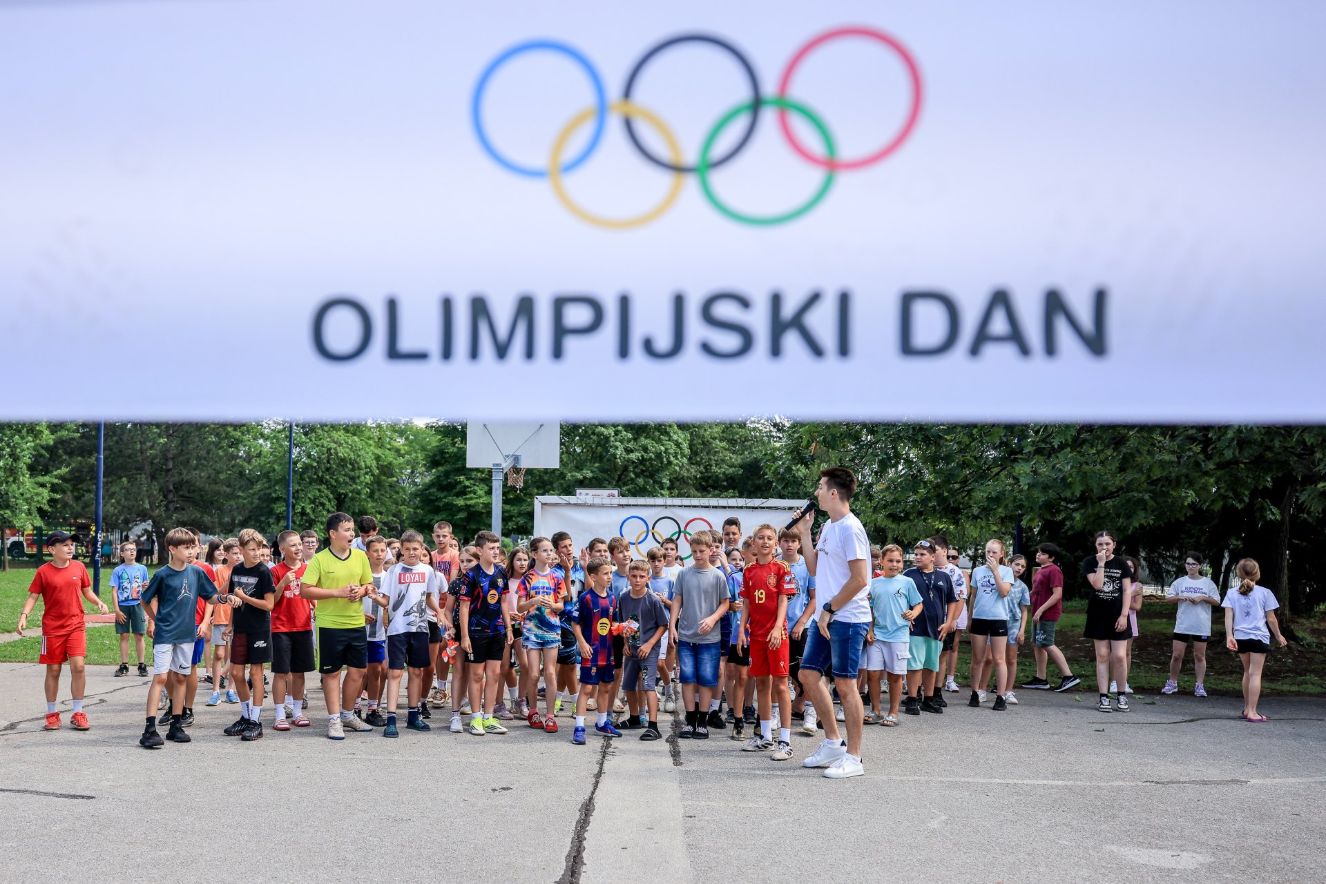 Otroci na olimpijskem dnevu